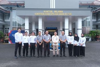 Kanwil Kemenkum - KemenHAM Babel laksanakan apel pagi gabungan