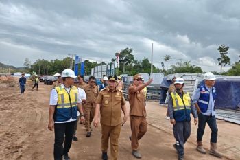 Gubernur Babel tinjau lahan Sekolah Unggulan Garuda di Beltim