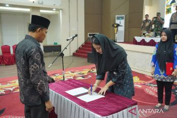Bupati Dharmasraya kukuhkan pengurus Aswana Dharma 2026-2030