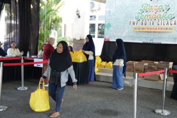 PWP RU Cilacap gelar bazar sembako murah bagi 210 ART