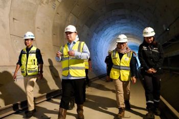 KSP verifikasi lapangan progres pembangunan MRT Jakarta fase 2A
