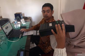 Perekaman KTP elektronik pelajar