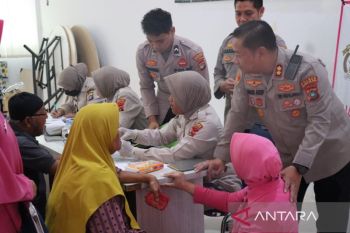 Polres Bangka Selatan berikan layanan kesehatan gratis