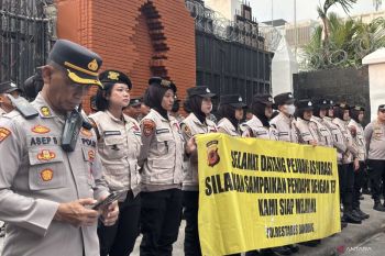 Polisi kedepankan pendekatan humanis dalam unjuk rasa di Bandung