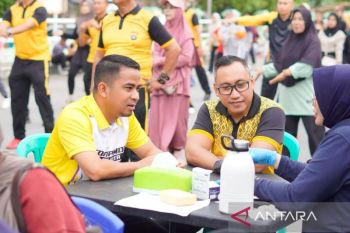 Pemkot Solok dan Polres Solok Kota gelar cek kesehatan gratis saat CFD