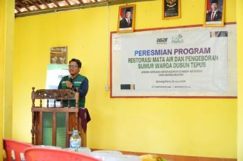 PLN dan Asar Humanity restorasi mata air di Tepus Gunungkidul