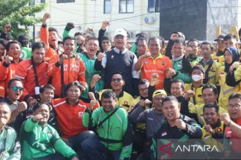 Kapolda Babel ajak ojol perkuat kemitraan jaga kamtibmas