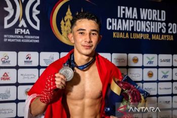 Muaytai Indonesia torehkan sejarah baru lewat medali perak Elijah William Hinzman di IFMA World Championship 2026