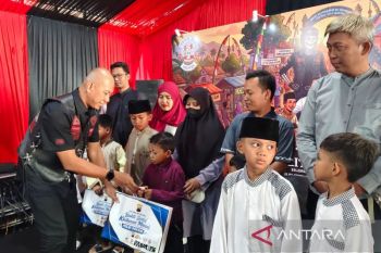 Komunitas Bikers terlibat pada gelaran khitan massal di Boyolali