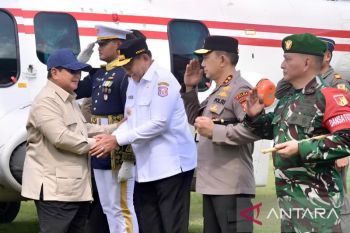 Presiden Prabowo hadir di puncak Pekan Nasional Petani dan Nelayan XVII Gorontalo
