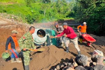 Kodim Rejang Lebong percepat pembangunan 4 Jembatan Perintis Garuda