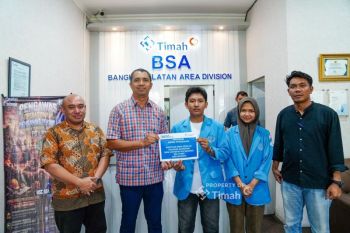 PT Timah-BEM UBB Bina Desa di Bangka Selatan
