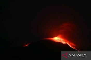Gunung Ile Lewotolok alami erupsi, semburkan abu setinggi 600 meter