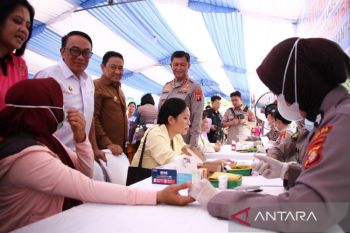 Polda Kalteng beri layanan cek kesehatan gratis bagi 1.500 warga
