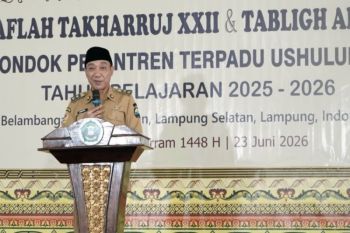 Wabup Lampung Selatan sebut pondok pesantren pilar penting masa depan bangsa