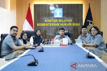 Kemenkum Riau ikuti sinkronisasi penyederhanaan regulasi secara virtual