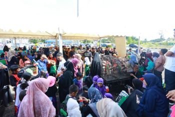 PT ANTAM beri edukasi satwa bagi pelajar peringati Hari Lingkungan Hidup Sedunia