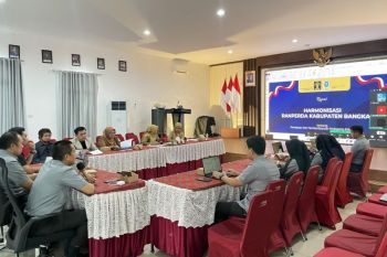 Kanwil Kemenkum Babel harmonisasi Ranperda Penataan PKL Bangka