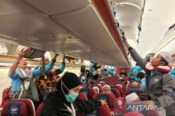 352 haji Kloter 14 Debarkasi Banjarmasin tiba di tanah air