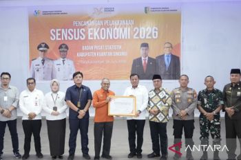Bupati Kuansing apresiasi kinerja 339 petugas sensus ekonomi