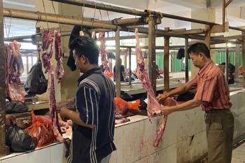 Pemkot Bandarlampung sebut penjual daging sudah buka lapak usai mogok