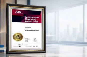 BPJS Ketenagakerjaan Pertahankan Gold Award ARA 2026 untuk Kedua Kalinya