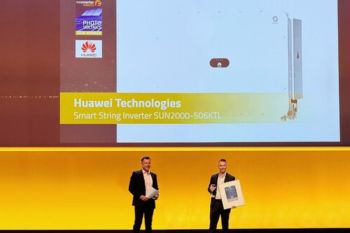 Huawei's 506 kW Smart String Inverter Won the Smarter E AWARD at Intersolar Europe 2026