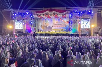 Ribuan umat Muslim di Malang doakan Prabowo dikuatkan pimpin bangsa