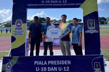 BPJS Ketenagakerjaan lindungi atlet sepak bola Piala Presiden U-10 dan U-12 tingkat provinsi Babel