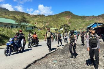 Joint TNI-Polri patrol seizes weapons in Central Papua