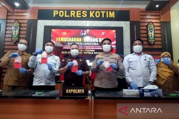 Polres Kotim ungkap 35 kasus narkoba semester pertama 2026