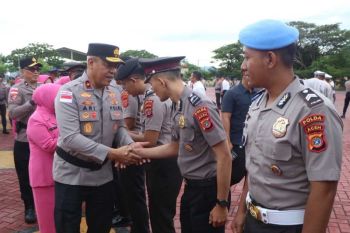 Sebanyak 1.544 personel Polda Aceh naik pangkat