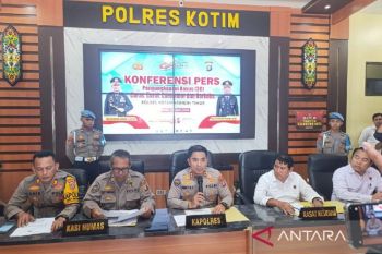 Polres Kotim tangani 103 kasus pencurian sepanjang Januari-Juni 2026