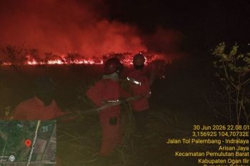 Tim gabungan berhasil padamkan karhutla 10 hektare dekat Tol Palindra