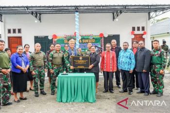 TNI bangun gedung Sekolah Minggu untuk anak GPI Getsemani Kuala Kencana