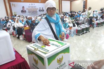 Baznas kumpulkan infak jamaah haji Sumut Rp130 juta lebih tahun ini