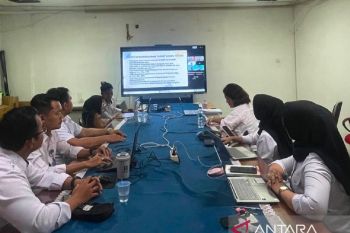 Target rencana aksi Triwulan II terpenuhi, Kantor Wilayah Kemenkum Riau ikuti verifikasi perjanjian kinerja Program KI