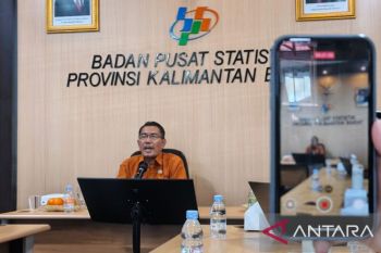 Sensus Ekonomi Kalbar baru mencapai 17,19 persen