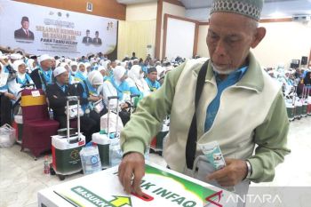 Baznas kumpulkan infak jamaah haji reguler asal Sumut Rp130 juta