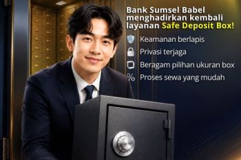 Bank Sumsel Babel sediakan layanan Safe Deposit Box untuk simpan aset berharga