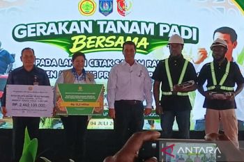 Agriculture minister grants Rp1.3 trillion aid to South Papua farmers