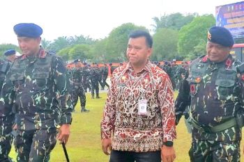 Mutasi Danyon B Pelopor, Pemkab Kotim dukung sinergi terus ditingkatkan