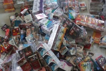 Satpol PP Kabupaten Cirebon sita 149.600 batang rokok ilegal