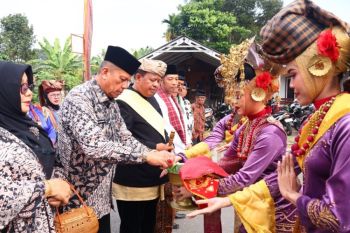 Kenagarian Aie Tabik gelar kegiatan Mambangkik Tradisi Adat Salingka Nagari Tahun 2026
