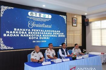 Wujudkan lingkungan bersih narkoba, Imigrasi Dumai gandeng BNN gelar sosialisasi bersama Rutan, Bapas, dan HMI