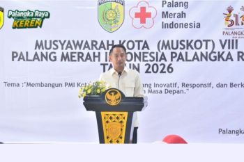 Pemkot Palangka Raya perkuat sinergi kemanusiaan bersama PMI