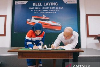 Pertamina Trans Kontinental bersama galangan nasional resmi mulaipPembangunan Utility Boat 22 Pax