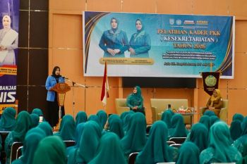 TP PKK Banjar latih kader sekretariat susun program dan anggaran desa