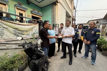Polisi kembalikan motor yang dicuri ke rumah korban