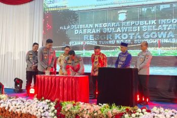 Polres Gowa resmi naik status menjadi Polresta